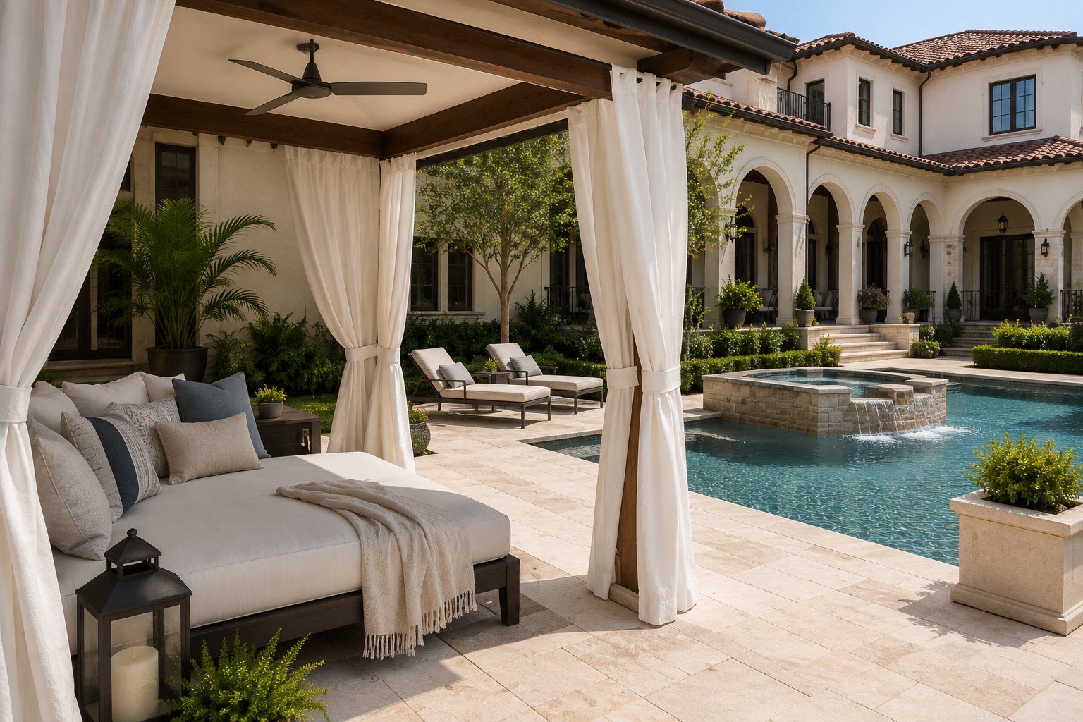 Pool cabana