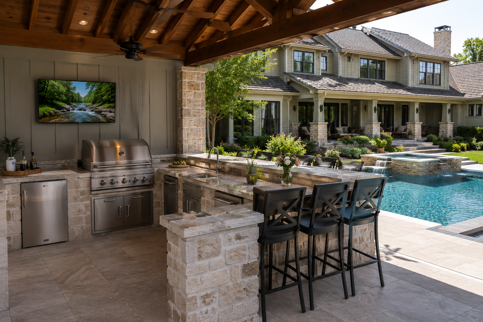 Outdoor kitchen