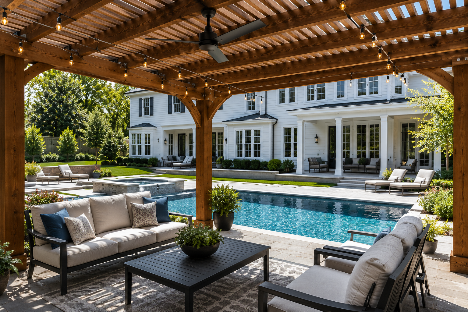 Pool pergola