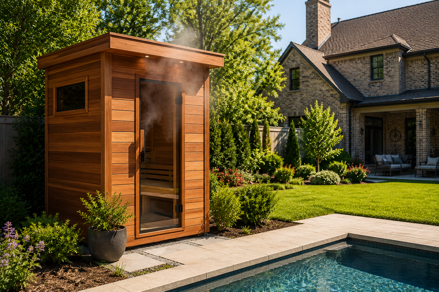 Outdoor sauna