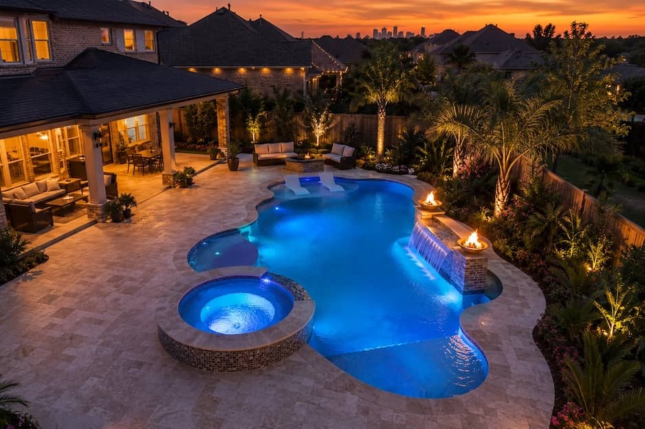 The Woodlands Retreat pool — Woodlands, TX